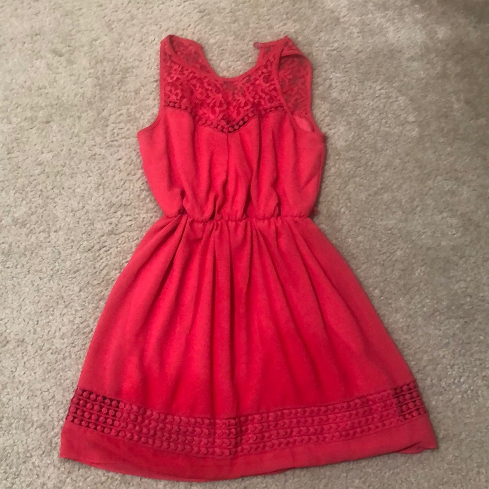 Pink/red dress